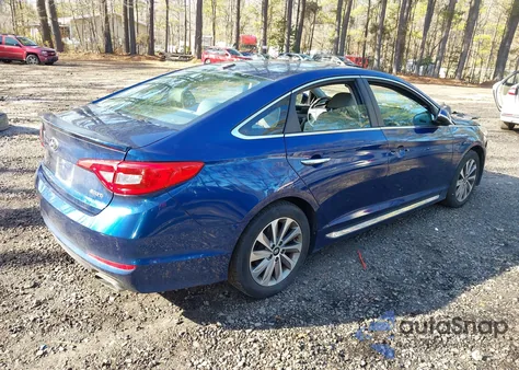 2016 Hyundai Sonata Sport from USA, damaged, VIN 5NPE34AF7GH332635